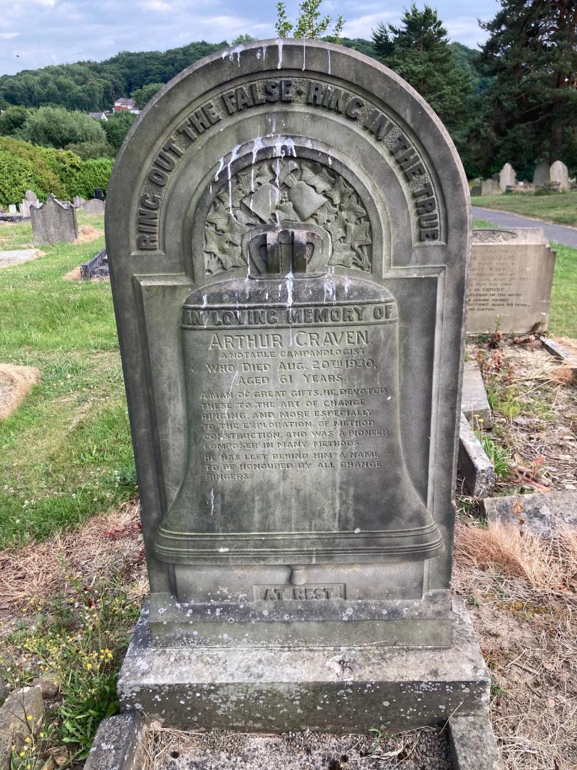 Arthur Craven's headstone